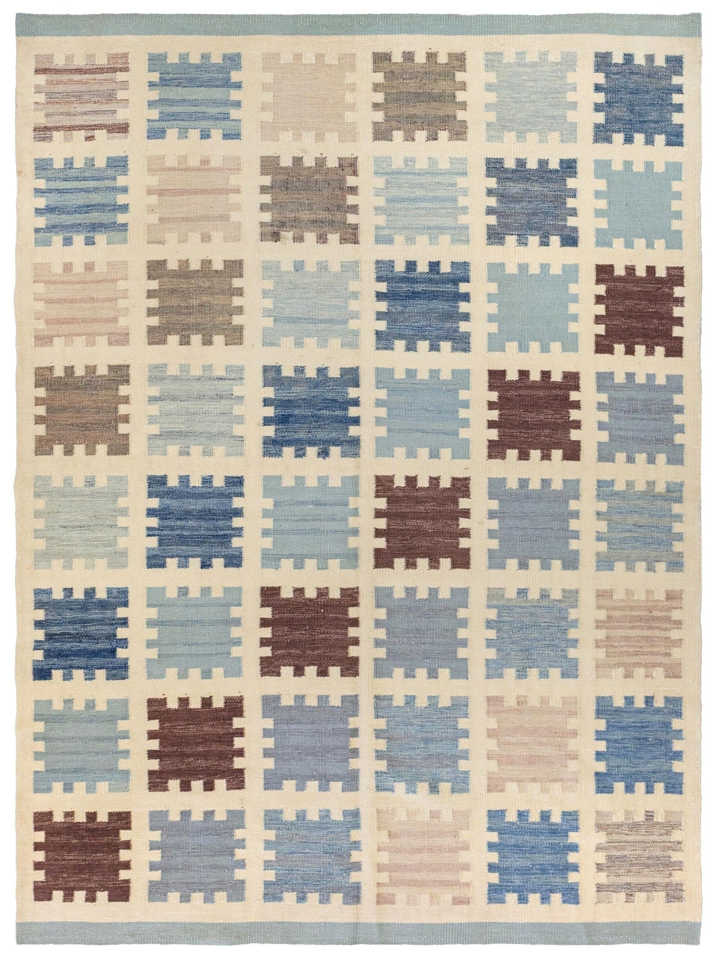 Scandinavian Handwoven Contemporary Rug