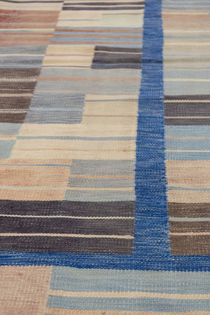 Scandinavian Handwoven Contemporary Rug, J88749
