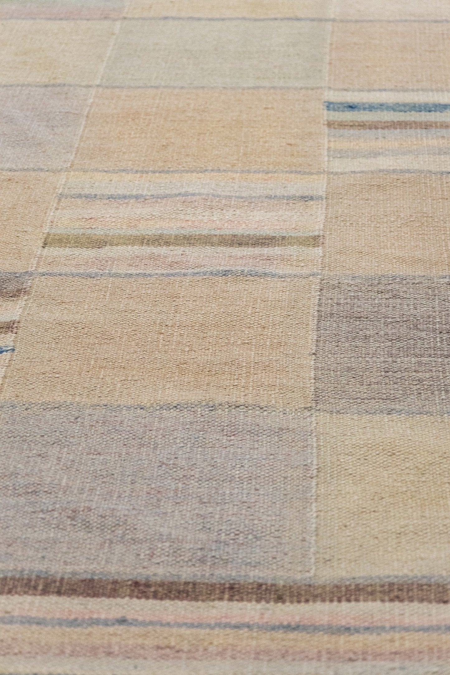 Scandinavian Handwoven Contemporary Rug, J88750