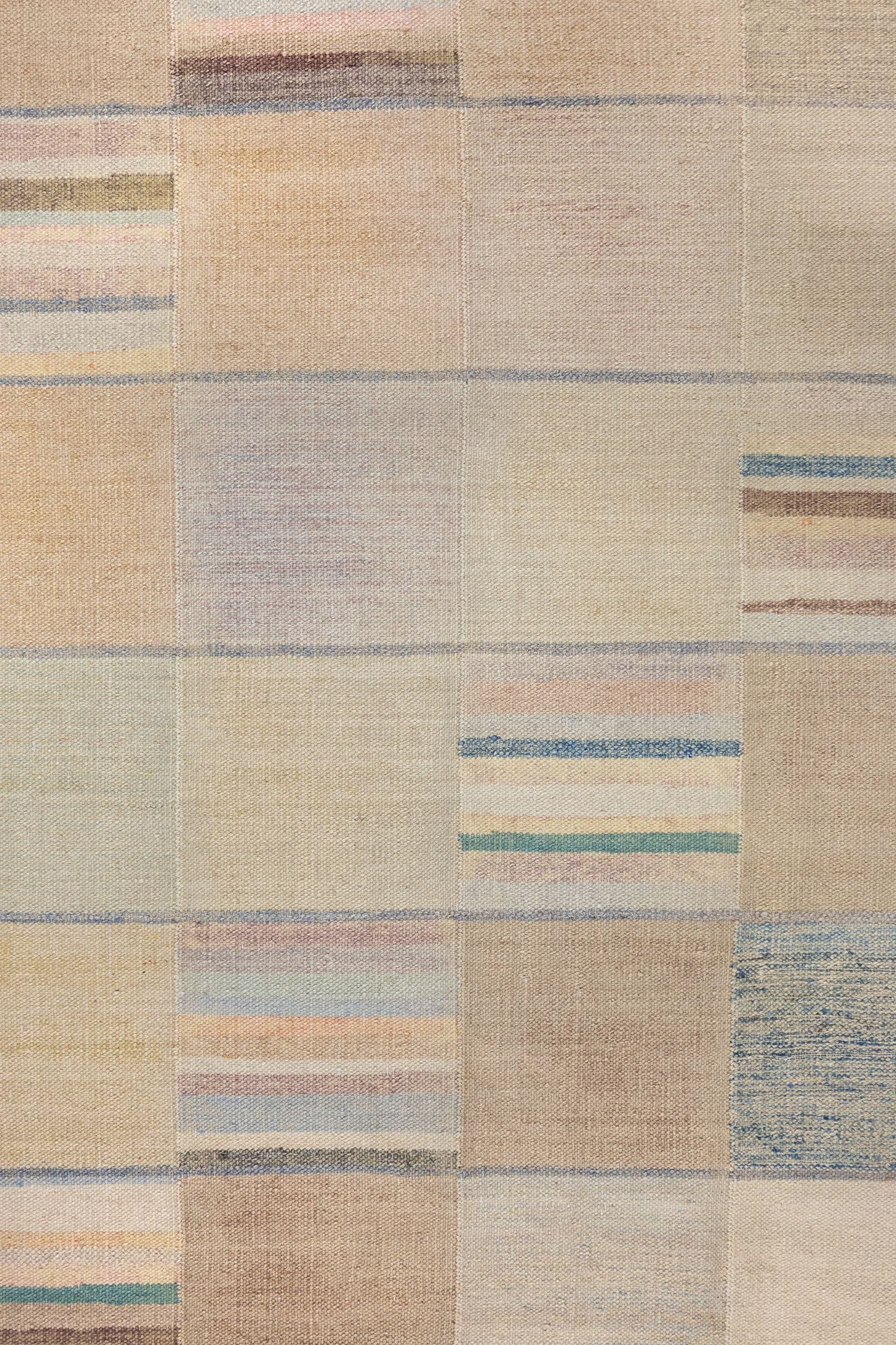 Scandinavian Handwoven Contemporary Rug, J88750