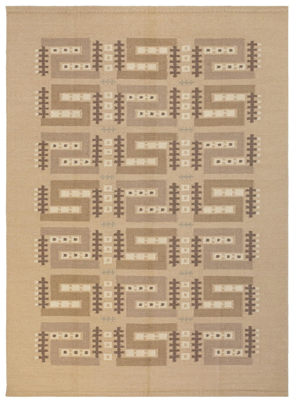 Scandinavian Handwoven Contemporary Rug