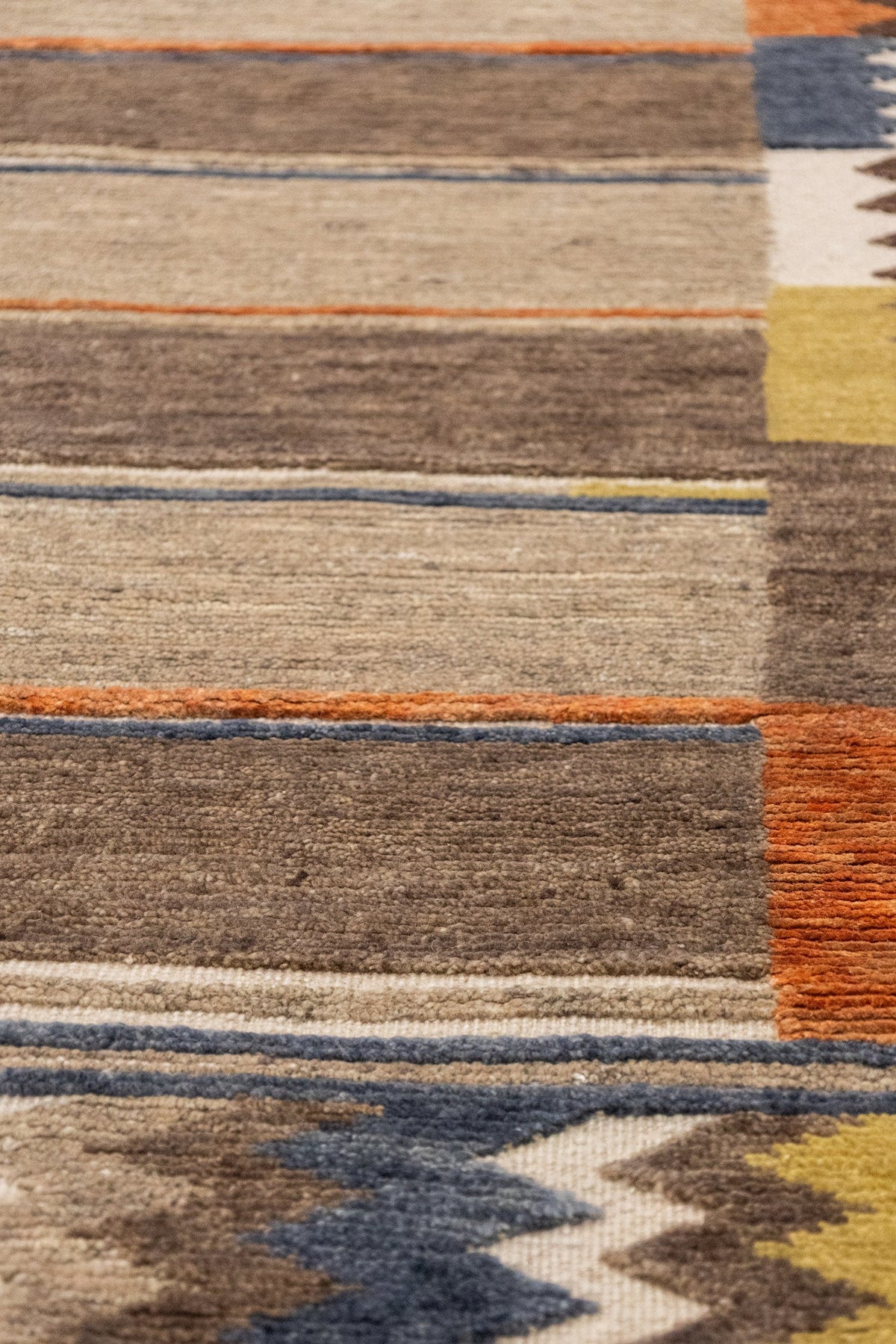 Scandinavian Handwoven Contemporary Rug, J89763