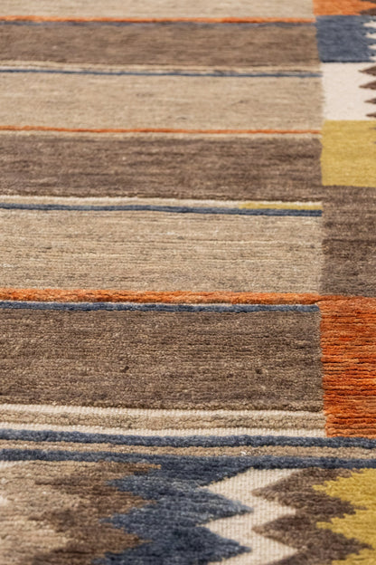 Scandinavian Handwoven Contemporary Rug, J89763