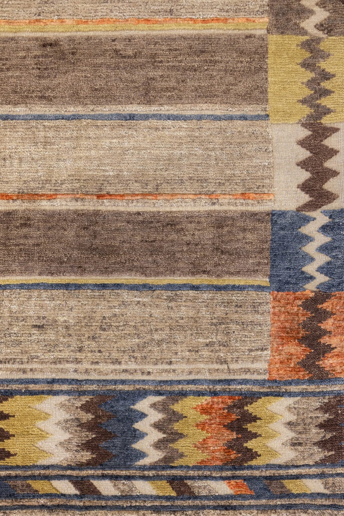 Scandinavian Handwoven Contemporary Rug, J89763
