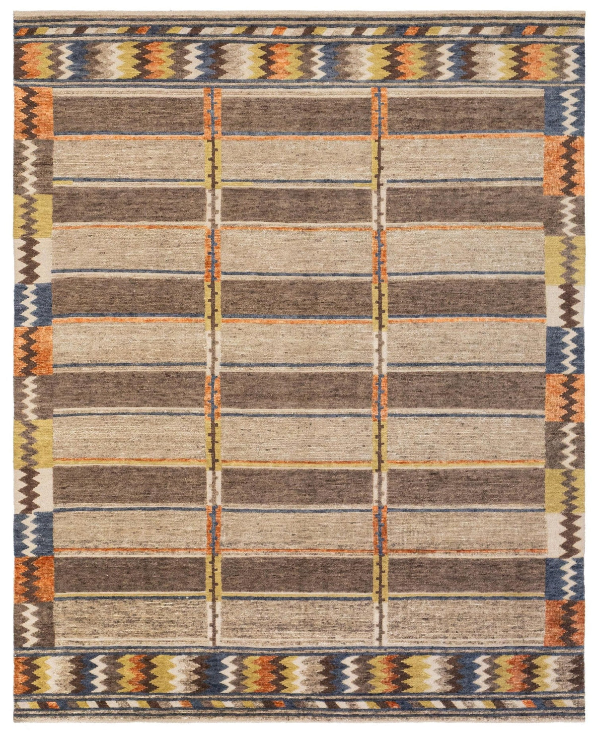 Scandinavian Handwoven Contemporary Rug