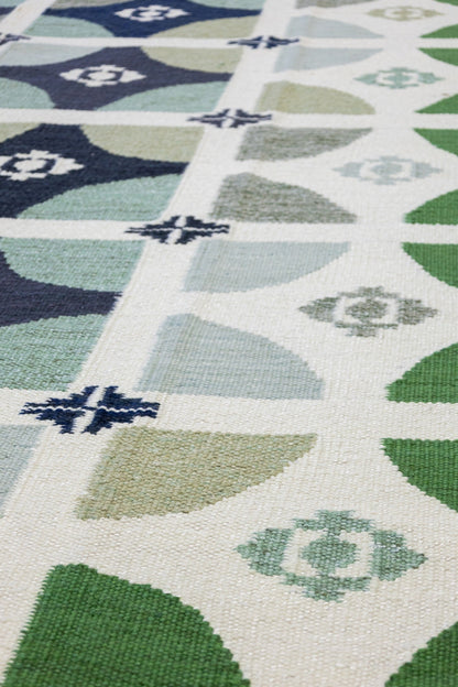 Scandinavian Handwoven Contemporary Rug, J89777