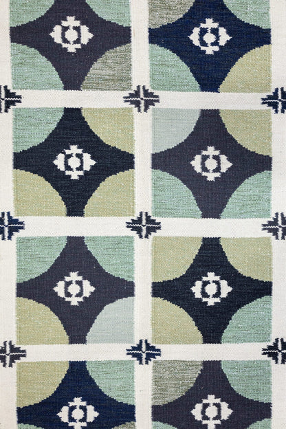 Scandinavian Handwoven Contemporary Rug, J89777