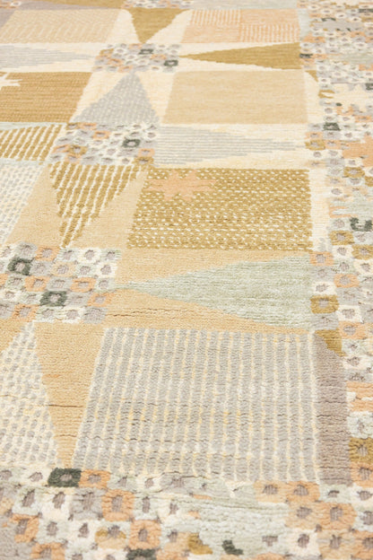 Scandinavian Handwoven Contemporary Rug, M88670