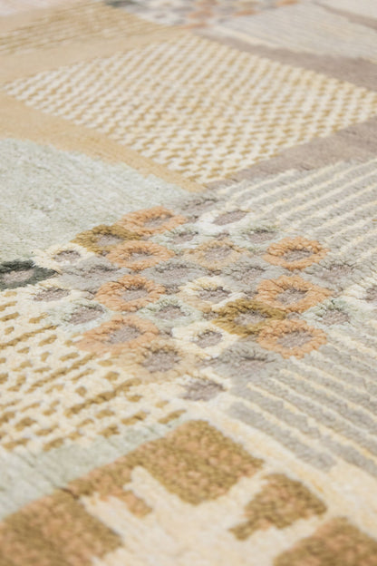 Scandinavian Handwoven Contemporary Rug, M88670