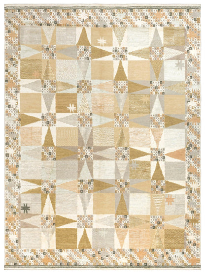 Scandinavian Handwoven Contemporary Rug