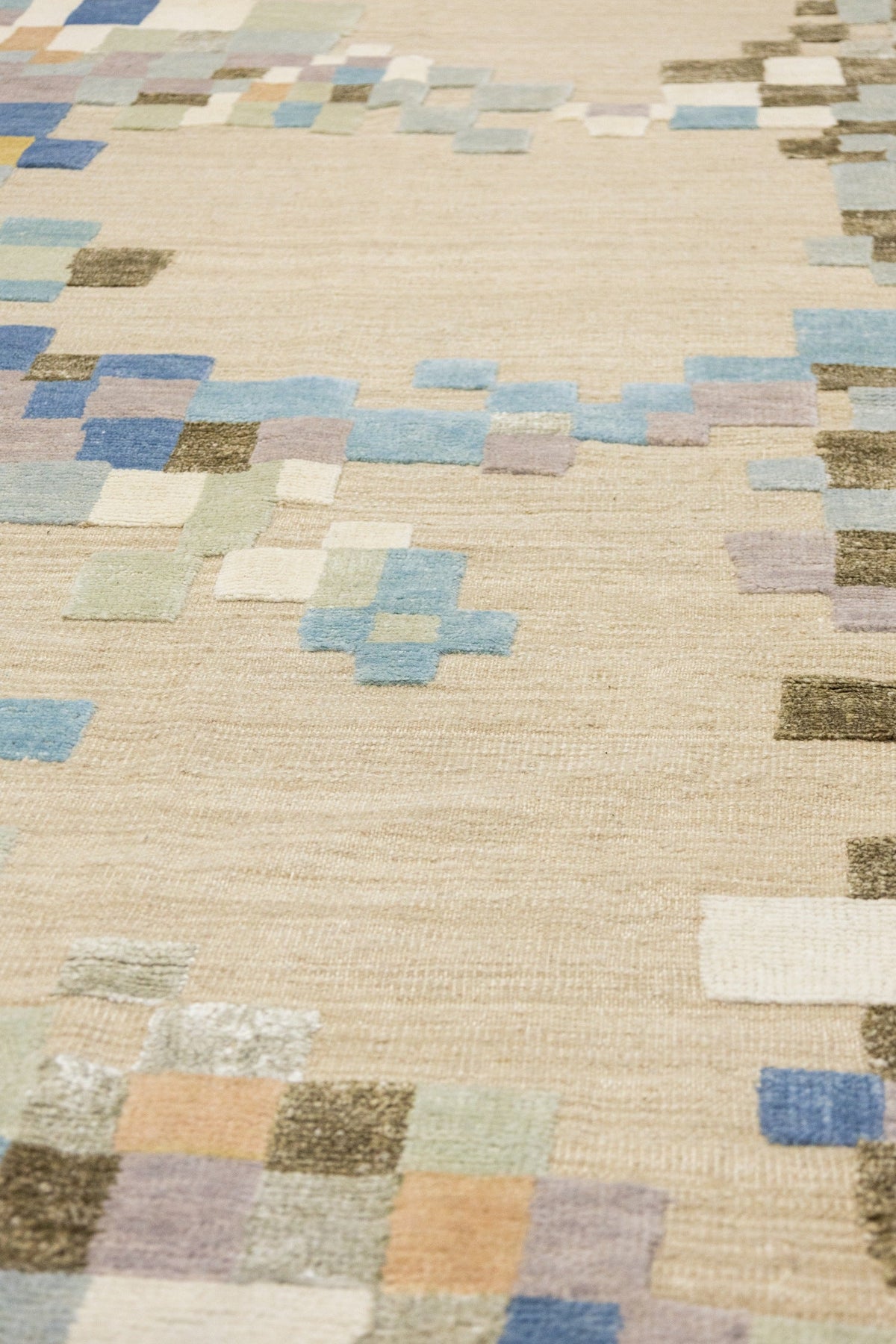 Scandinavian Handwoven Contemporary Rug, M88671