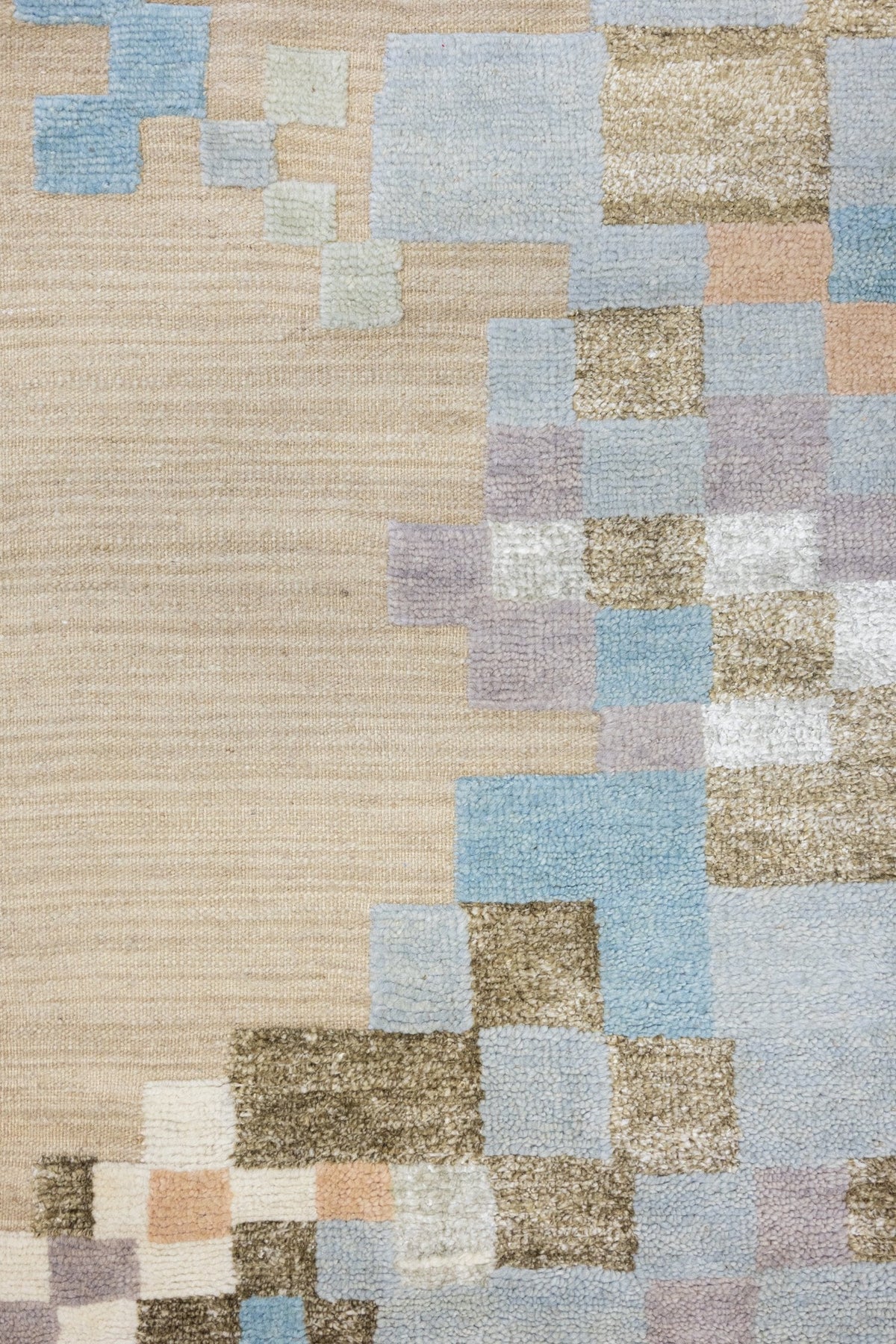 Scandinavian Handwoven Contemporary Rug, M88671