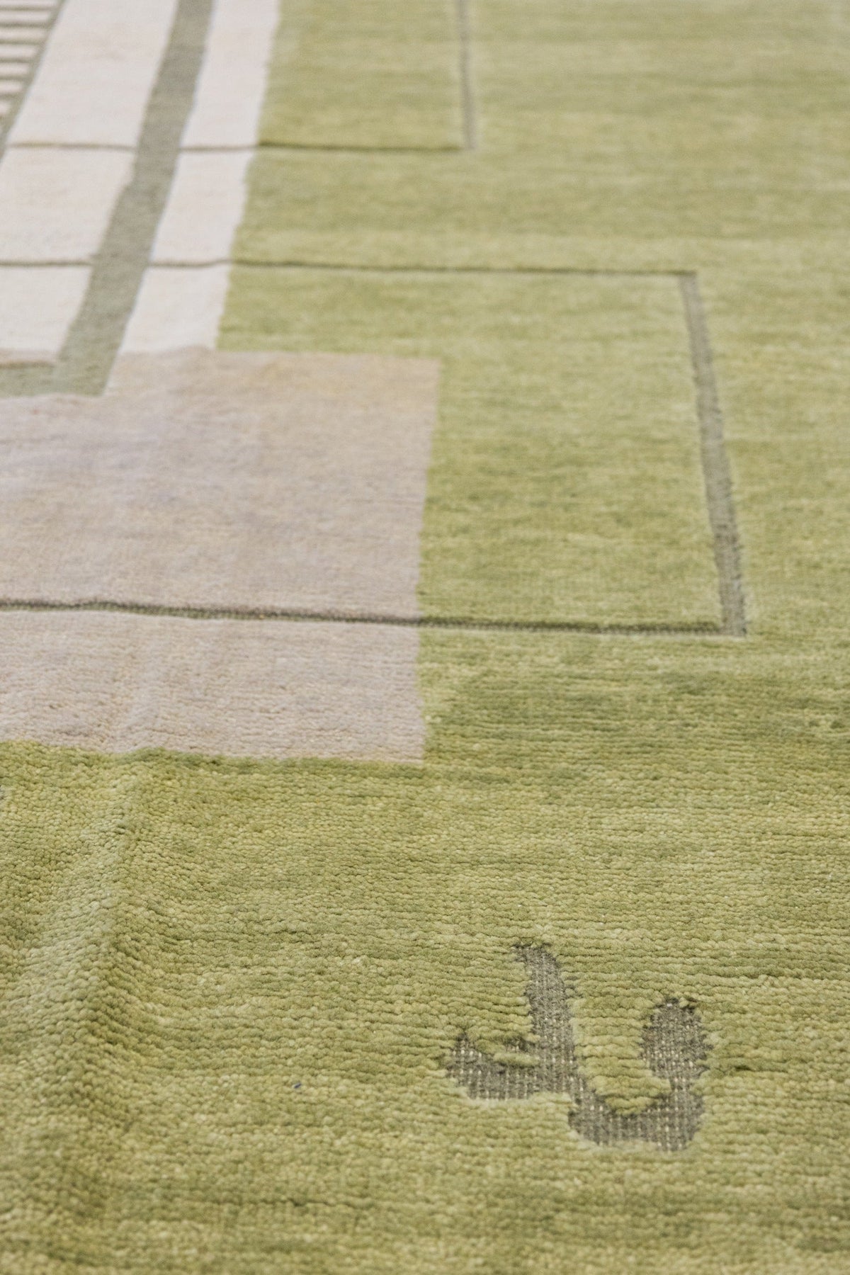 Scandinavian Handwoven Contemporary Rug, M88675