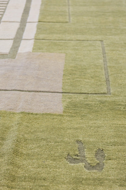 Scandinavian Handwoven Contemporary Rug, M88675