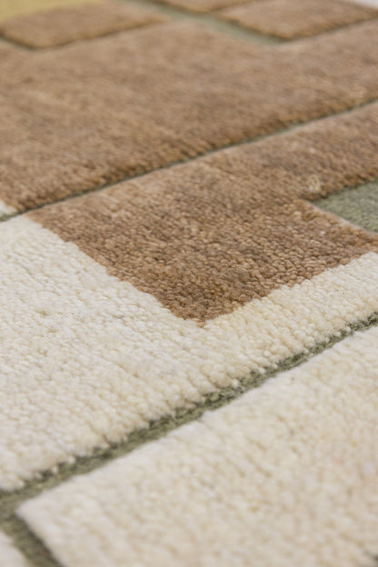 Scandinavian Handwoven Contemporary Rug, M88675