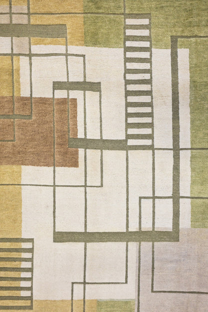 Scandinavian Handwoven Contemporary Rug, M88675