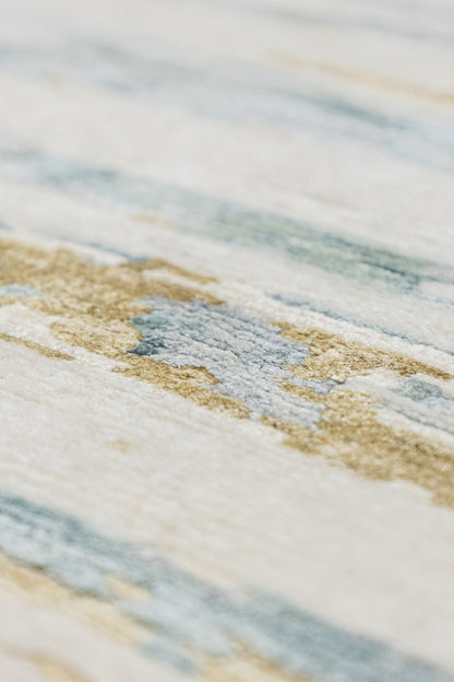 Silk Skyline Handwoven Contemporary Rug, J88519