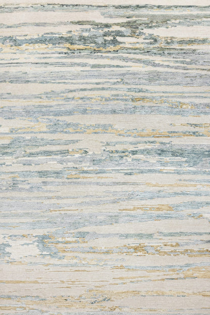 Silk Skyline Handwoven Contemporary Rug, J88519