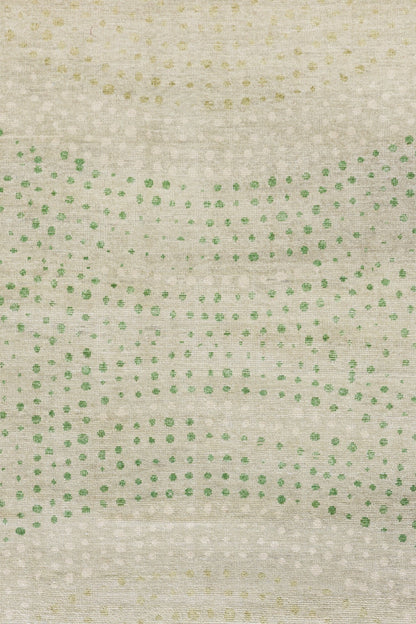 Sine Wave Handwoven Contemporary Rug, J79974