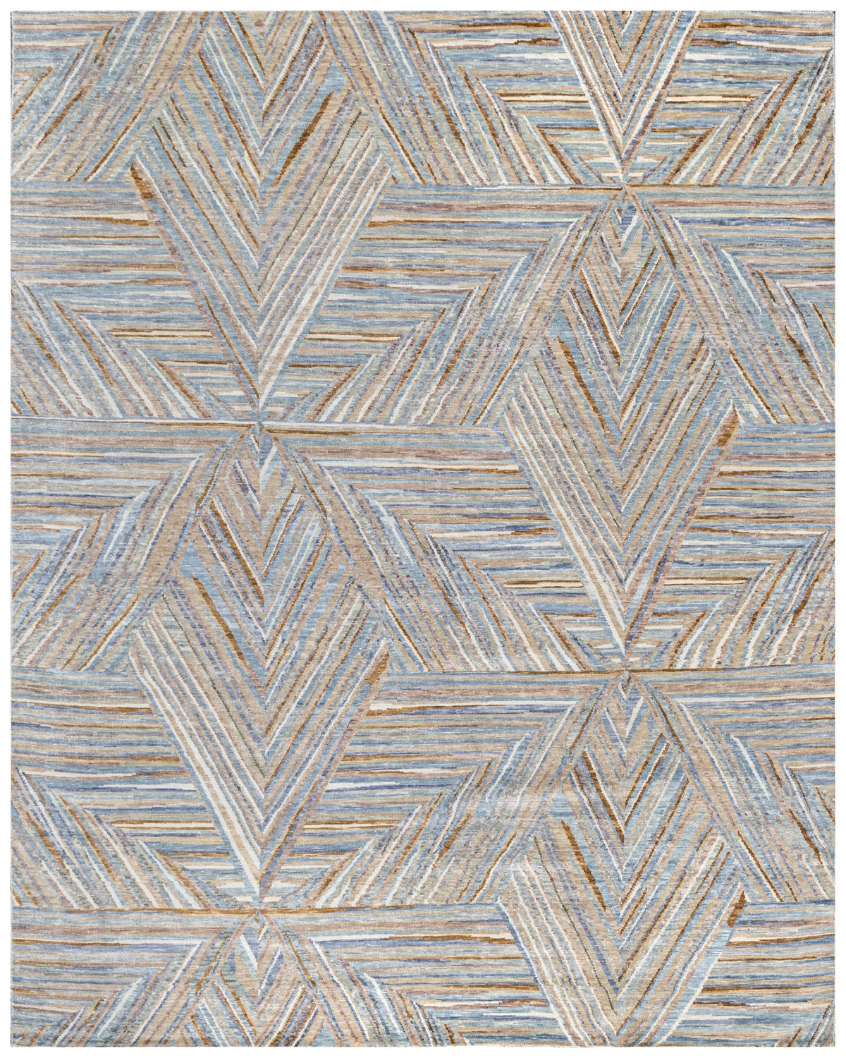 Spikes Handwoven Contemporary Rug