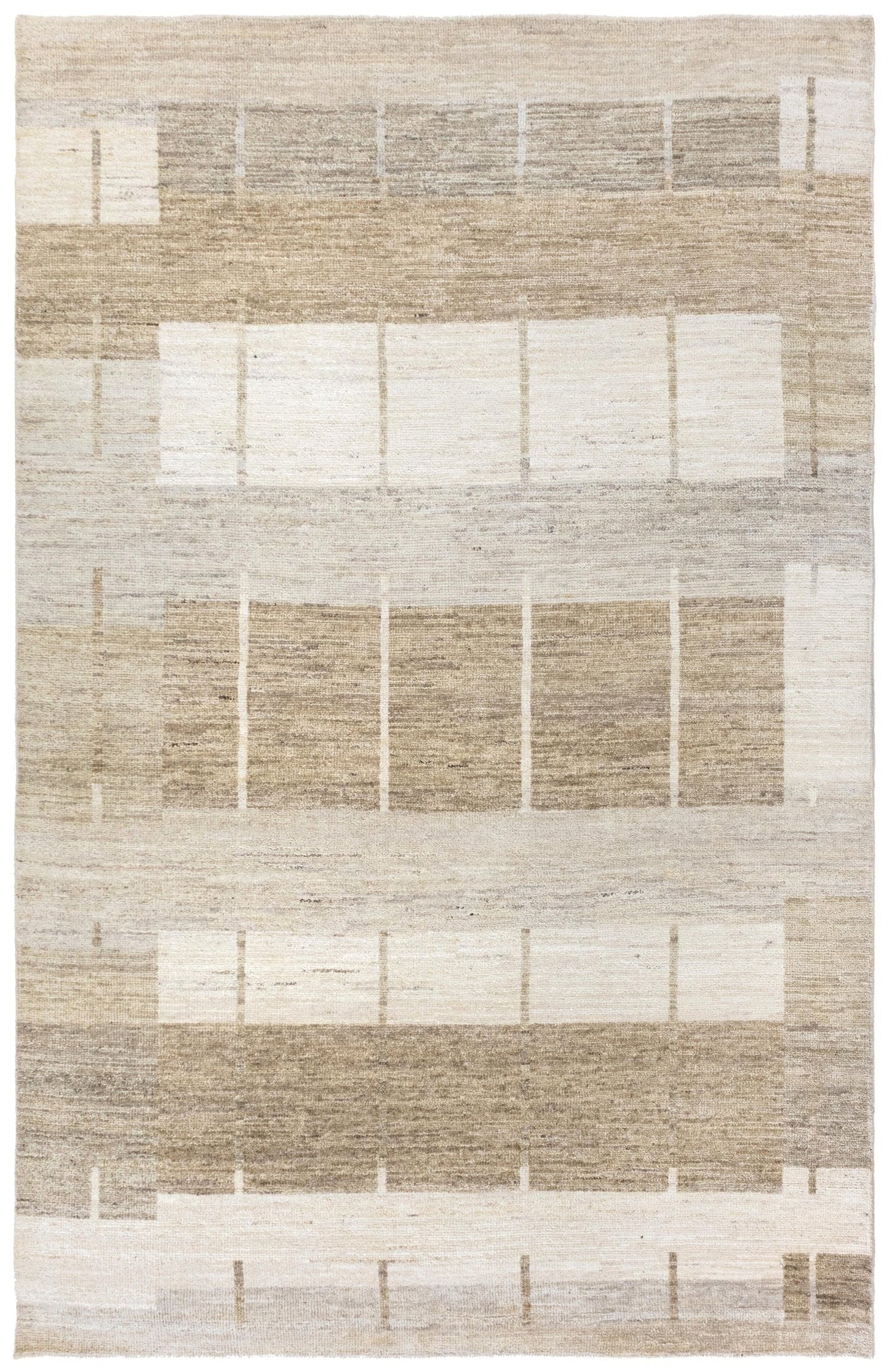 Squares Handwoven Contemporary Rug