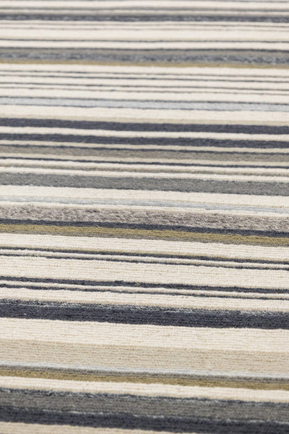 Stripe Soumak Handwoven Contemporary Rug, J88489