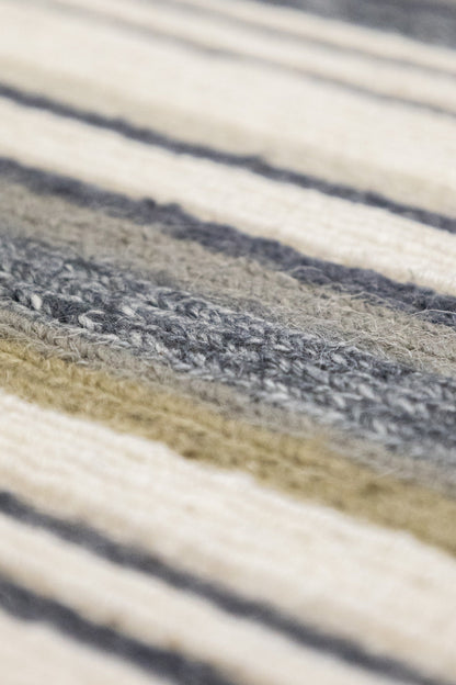Stripe Soumak Handwoven Contemporary Rug, J88489