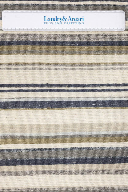 Stripe Soumak Handwoven Contemporary Rug, J88489