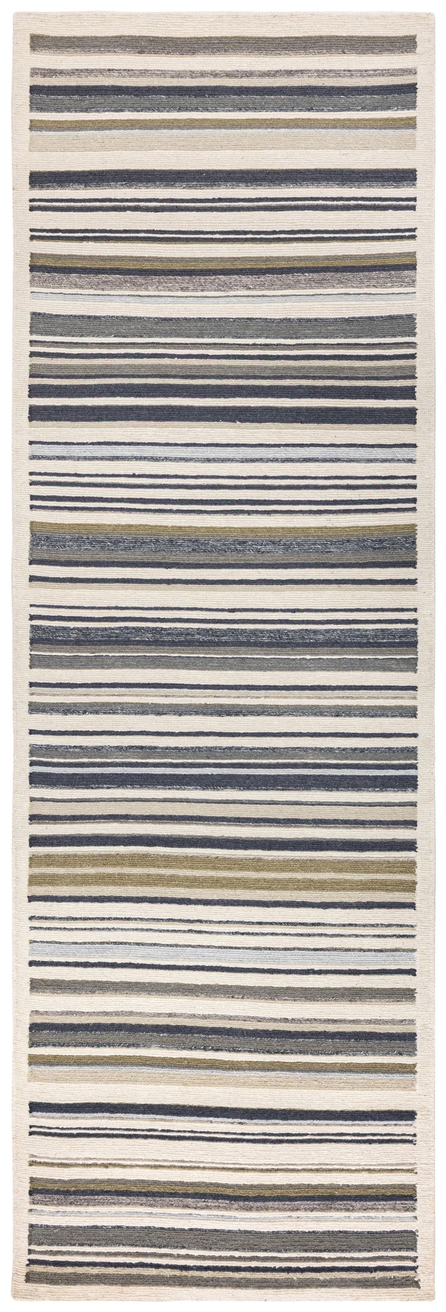 Stripe Soumak Handwoven Contemporary Rug