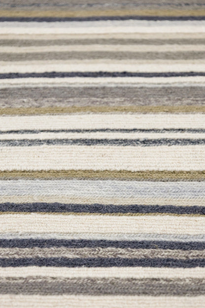 Stripe Soumak Handwoven Contemporary Rug