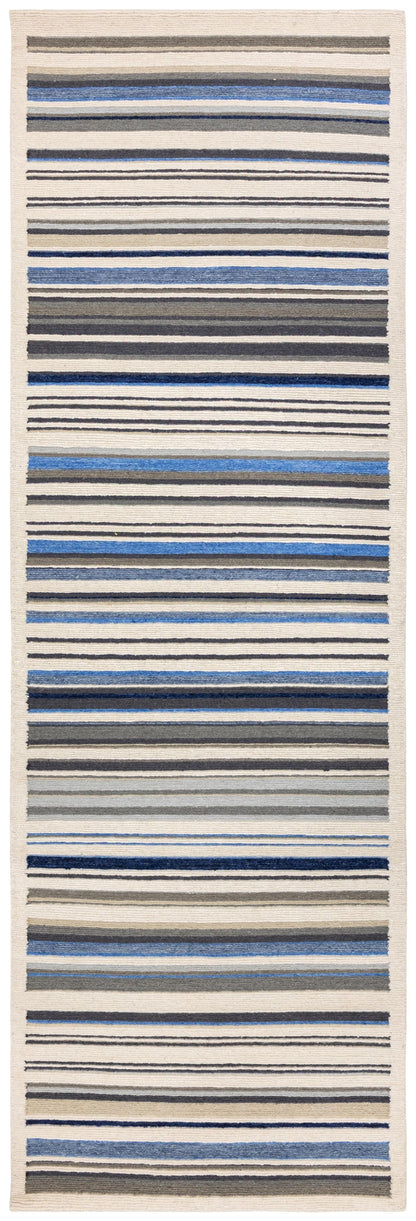 Stripe Soumak Handwoven Contemporary Rug
