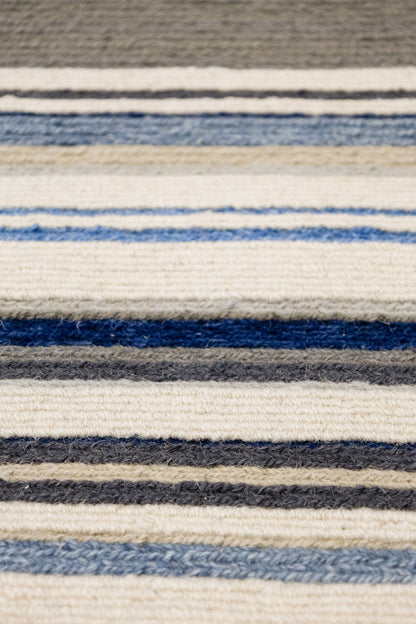 Stripe Soumak Handwoven Contemporary Rug