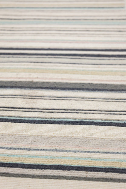 Stripe Soumak Handwoven Contemporary Rug, J88497
