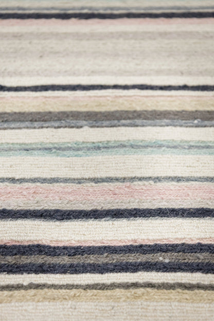 Stripe Soumak Handwoven Contemporary Rug