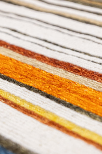 Stripe Soumak Handwoven Contemporary Rug, J88501