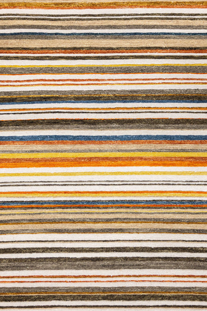 Stripe Soumak Handwoven Contemporary Rug, J88501