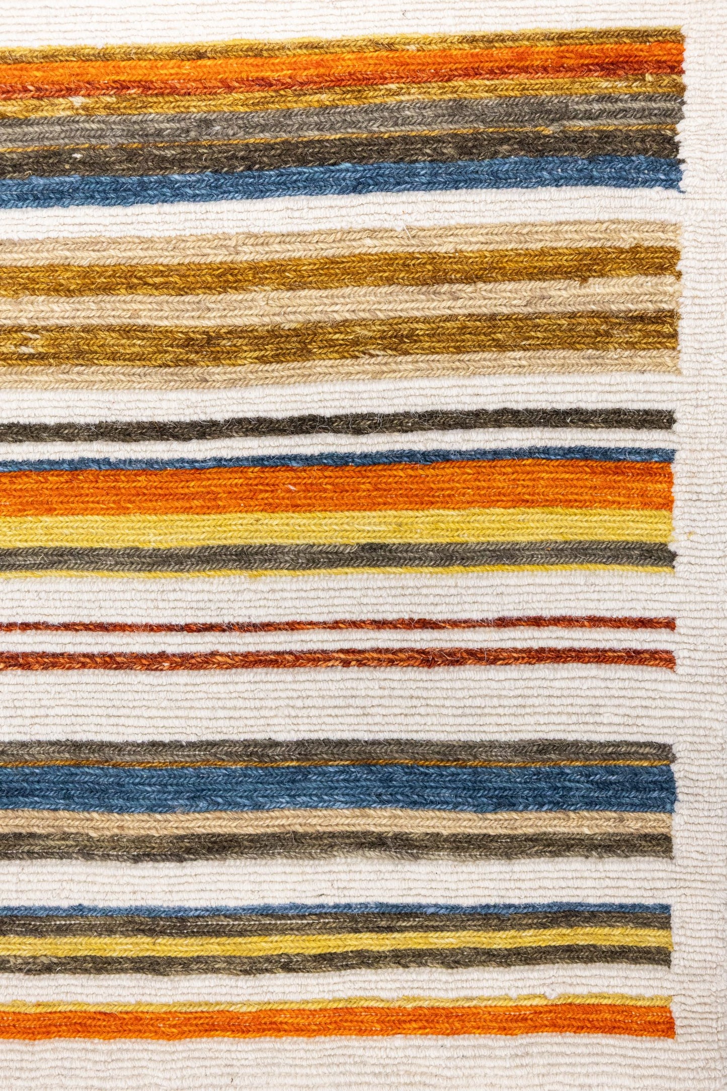 Stripe Soumak Handwoven Contemporary Rug, J88501