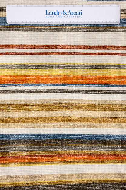 Stripe Soumak Handwoven Contemporary Rug, J88501