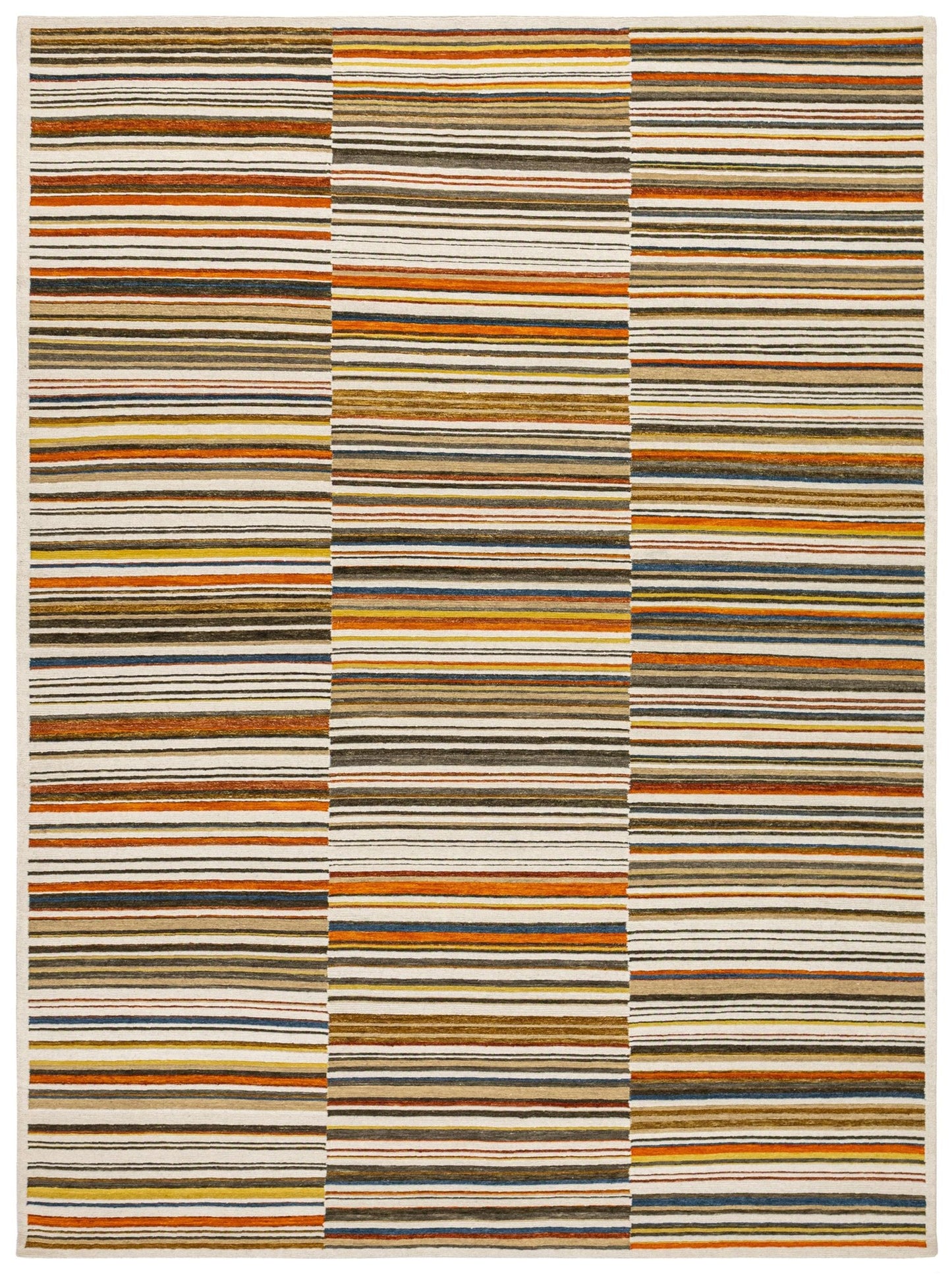 Stripe Soumak Handwoven Contemporary Rug, J88501