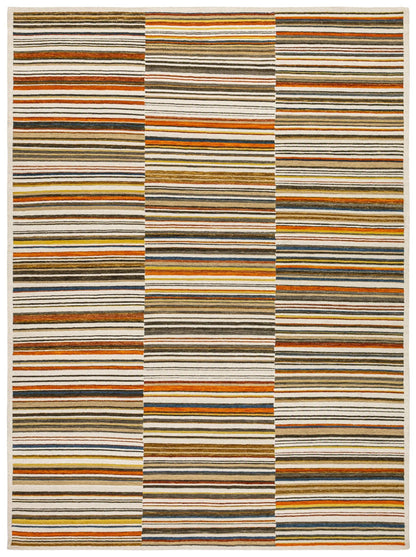 Stripe Soumak Handwoven Contemporary Rug, J88501
