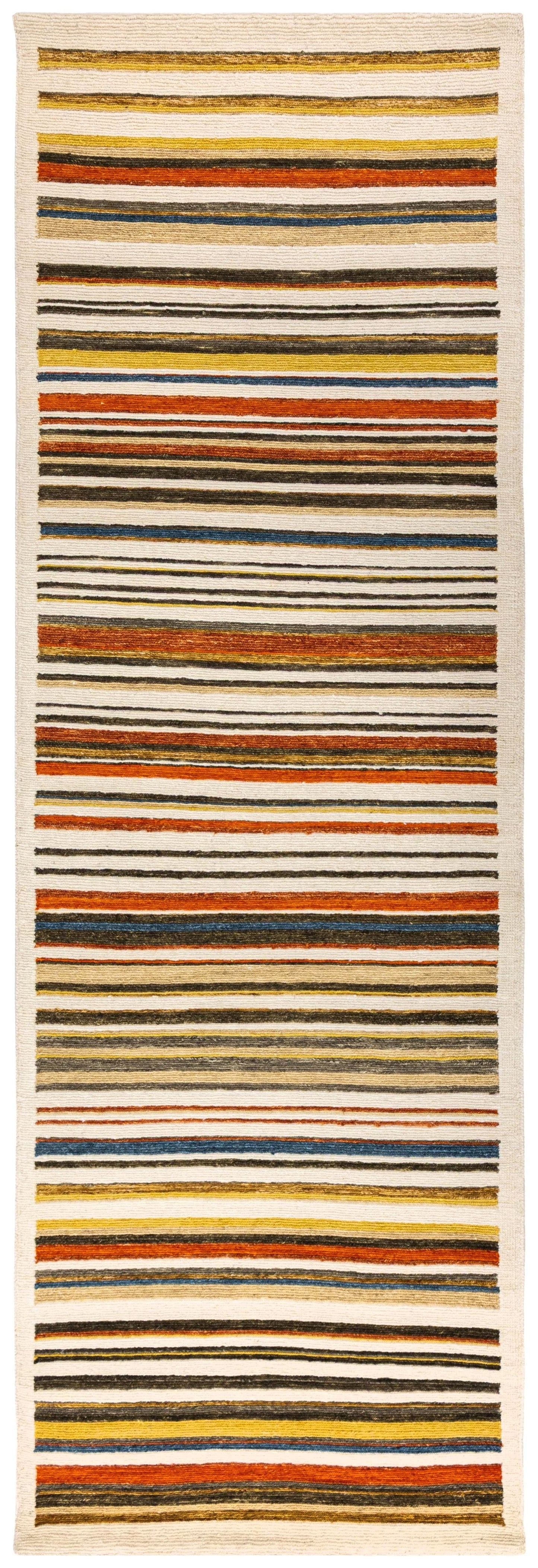 Stripe Soumak Handwoven Contemporary Rug