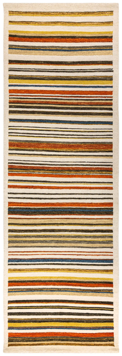 Stripe Soumak Handwoven Contemporary Rug