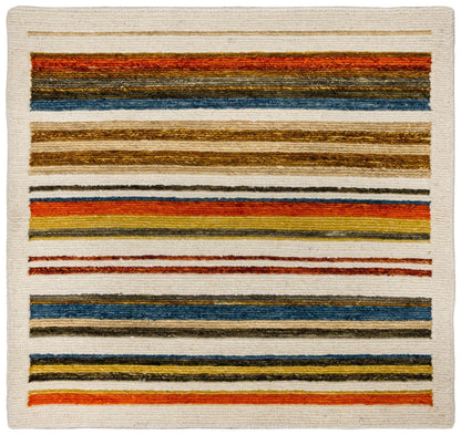Stripe Soumak Handwoven Contemporary Rug