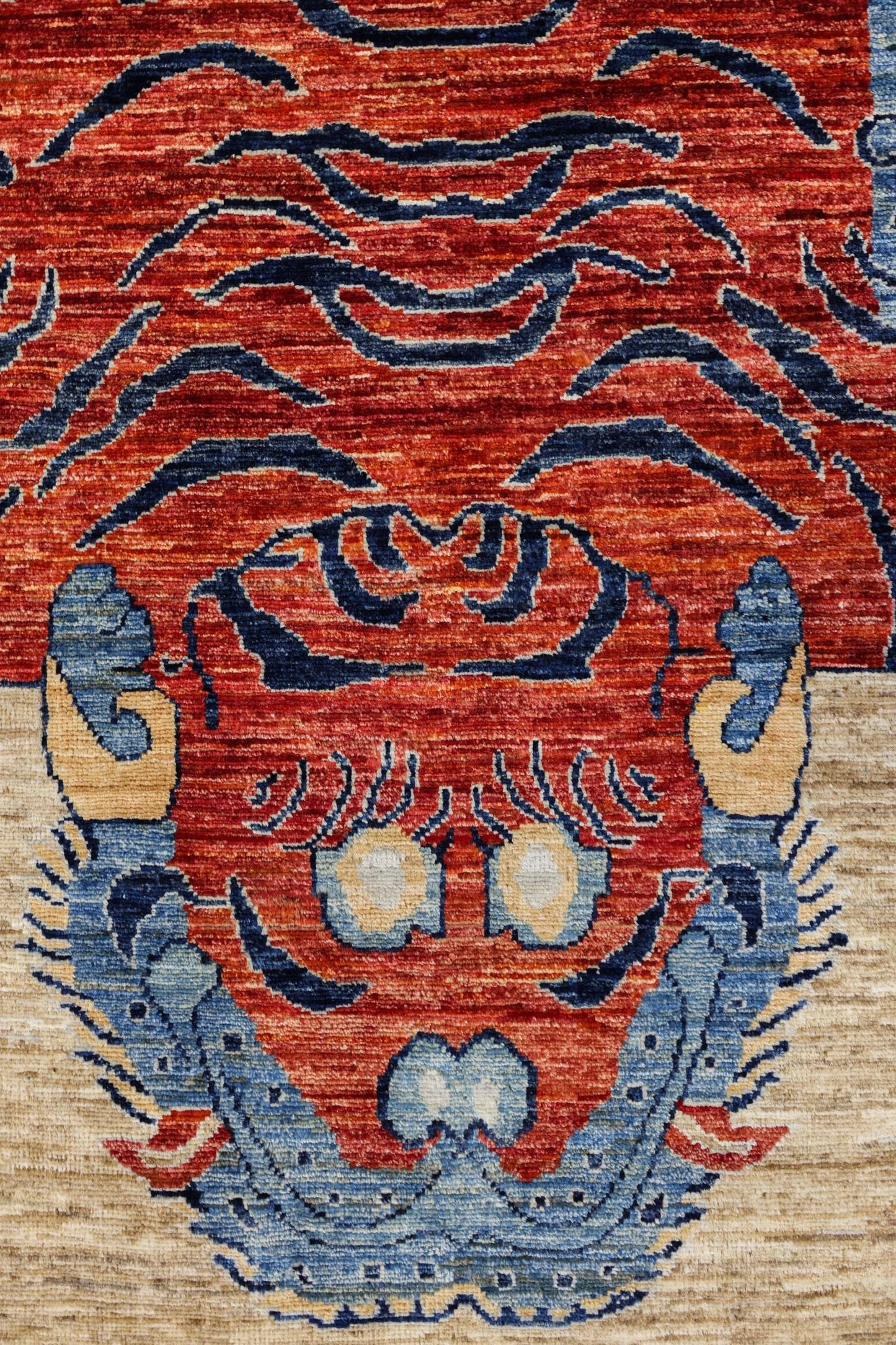 Tiger Handwoven Contemporary Rug, J80306
