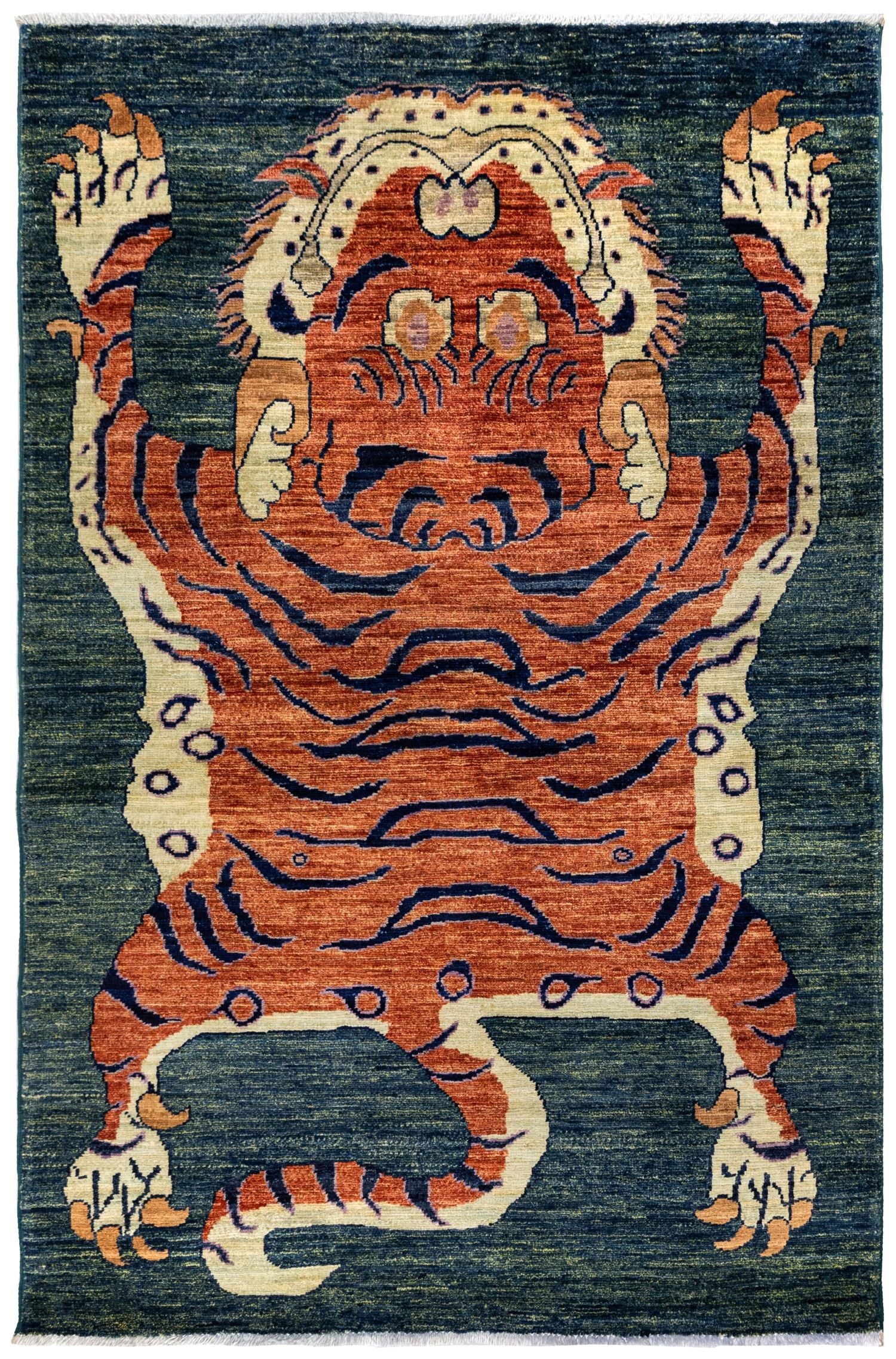 Tiger King Handwoven Contemporary Rug | Landry & Arcari – Landry ...