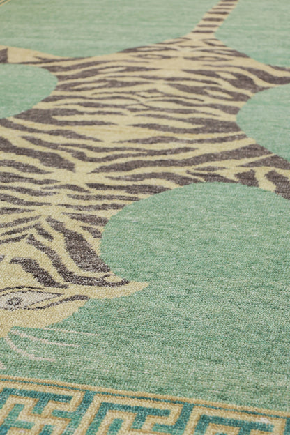 Tiger Style Handwoven Contemporary Rug, J79971