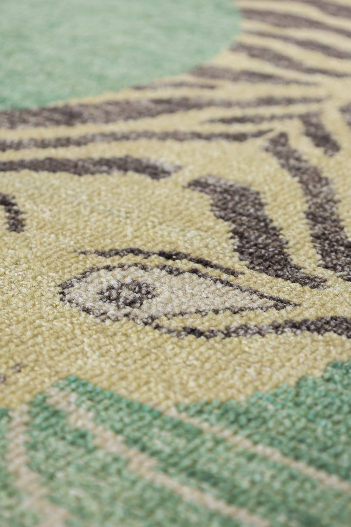 Tiger Style Handwoven Contemporary Rug, J79971