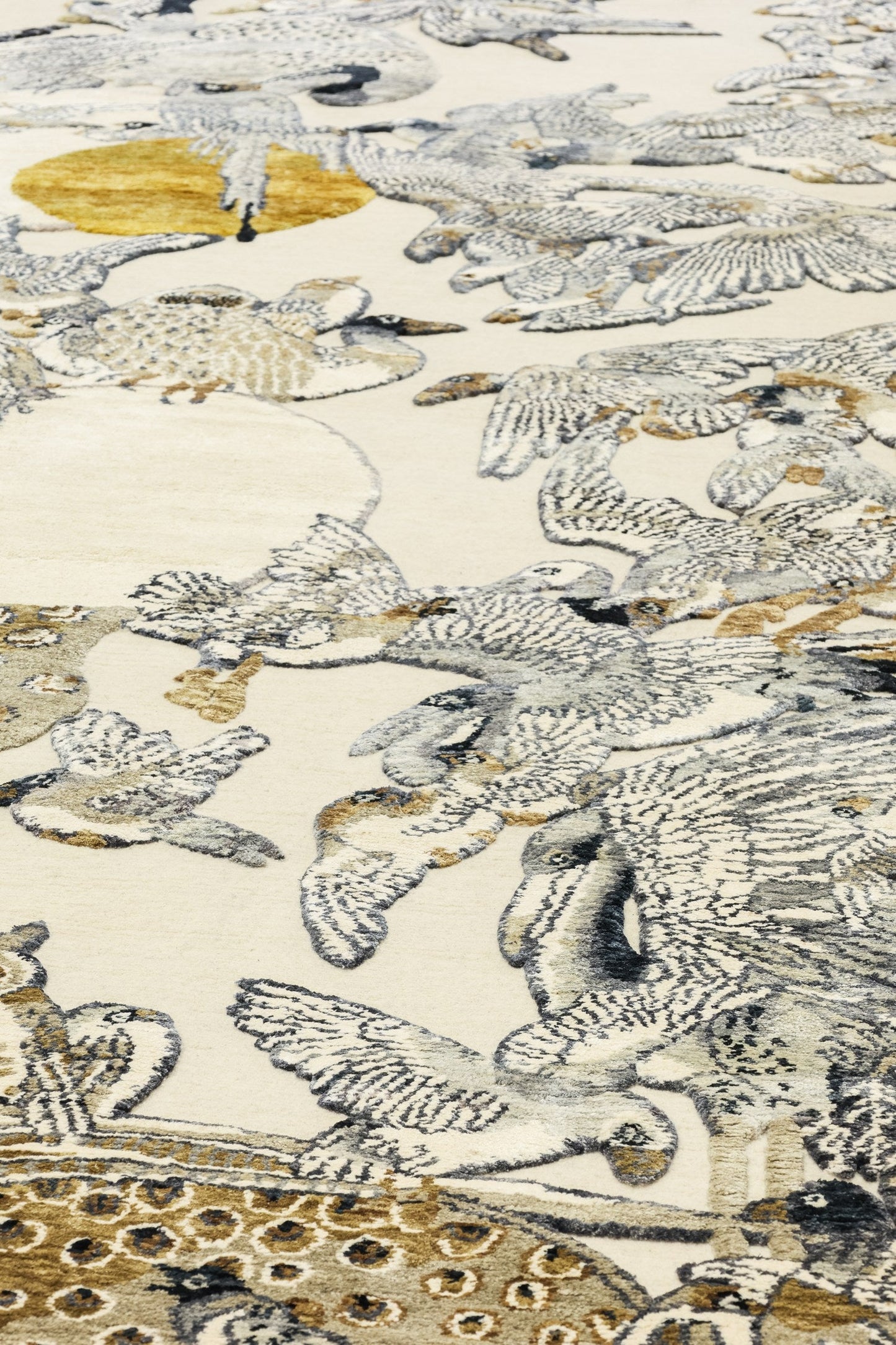 Wings Of The Himalayas Handwoven Contemporary Rug, J80762