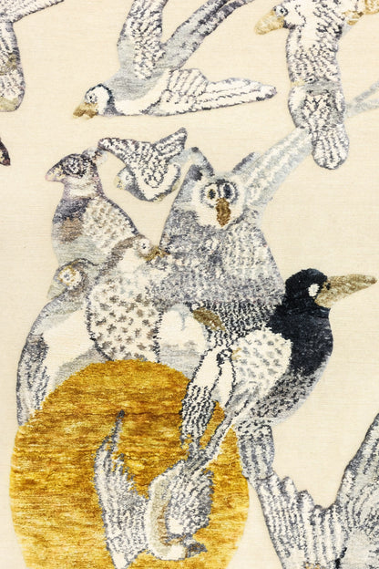 Wings Of The Himalayas Handwoven Contemporary Rug, J80762