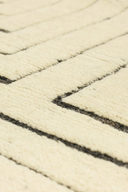 Ziggurat Handwoven Contemporary Rug, J80873